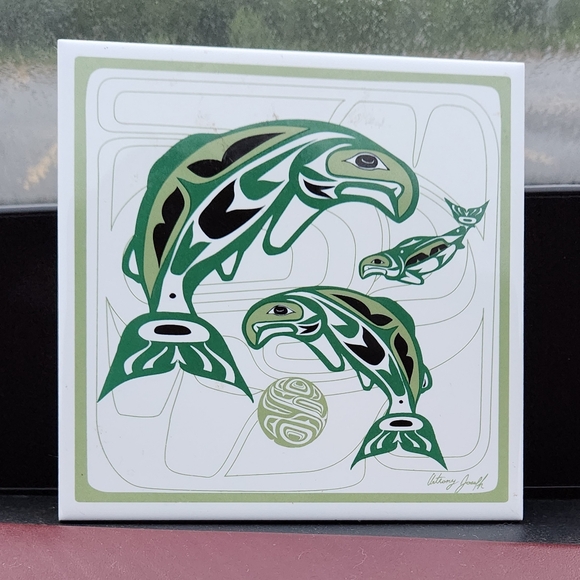 Haida Art - Blackfish Anthony Joseph - Picture 1 of 8